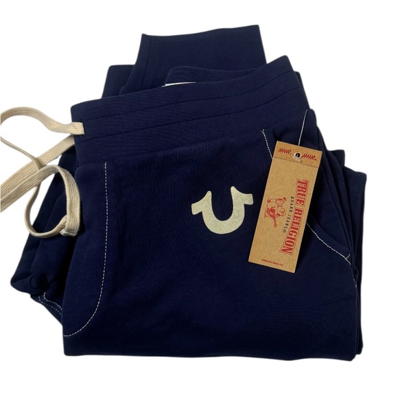 True Religion Navy Blue Sweatpants - Picture 1 of 14